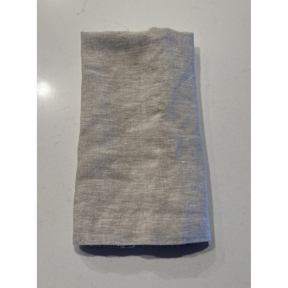 Quince 100% Linen Napkin Light Beige Coastal Minimalist Replacement